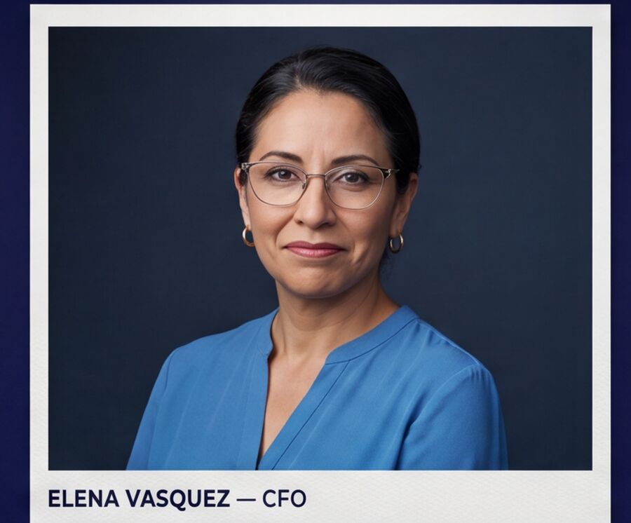 Elena Vasquez, CFO